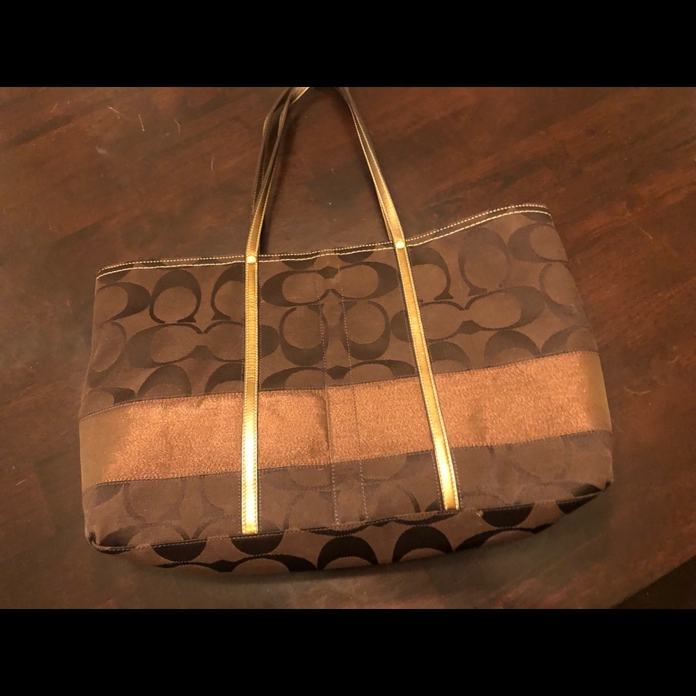 Coach Brown Tote